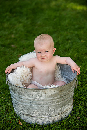 Catherine sitting up