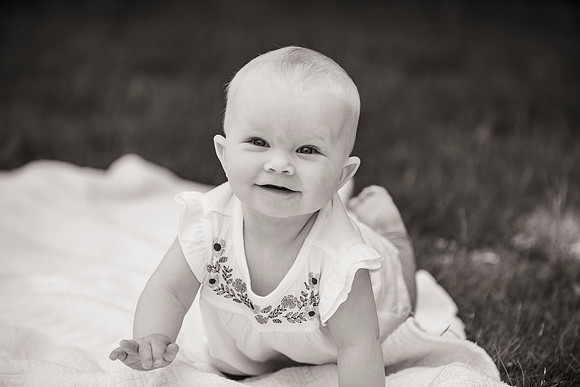 Catherine sitting up