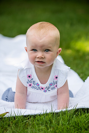 Catherine sitting up