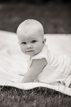 Catherine sitting up