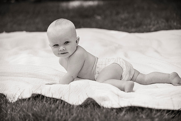 Catherine sitting up