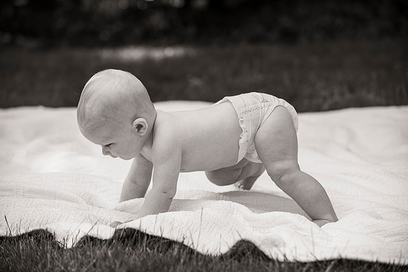 Catherine sitting up