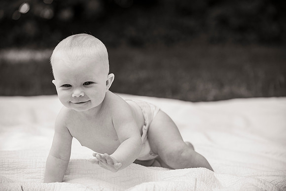 Catherine sitting up