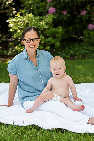 Catherine sitting up