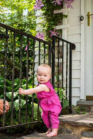 Catherine sitting up