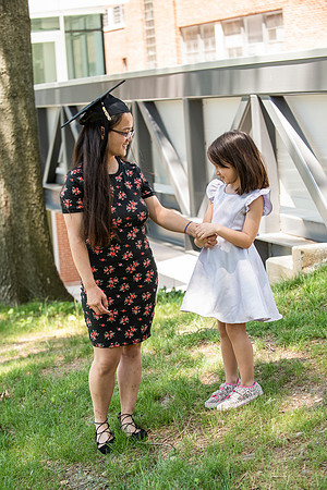 Maya and Sophia graduate