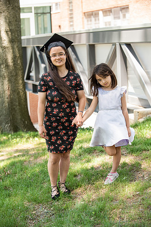 Maya and Sophia graduate
