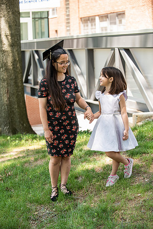 Maya and Sophia graduate