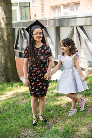 Maya and Sophia graduate