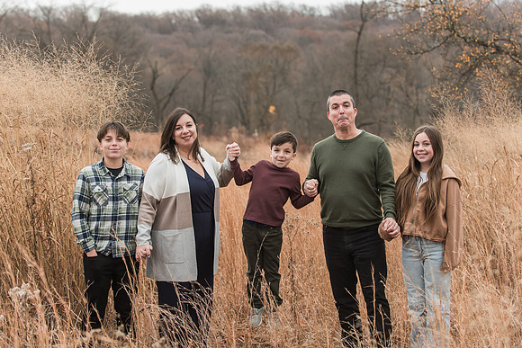 Slaven family 2024 Andorra meadows
