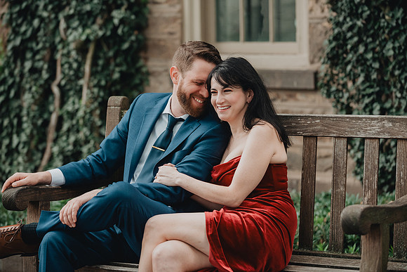 Princeton University engagement session