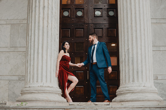 Princeton University engagement session