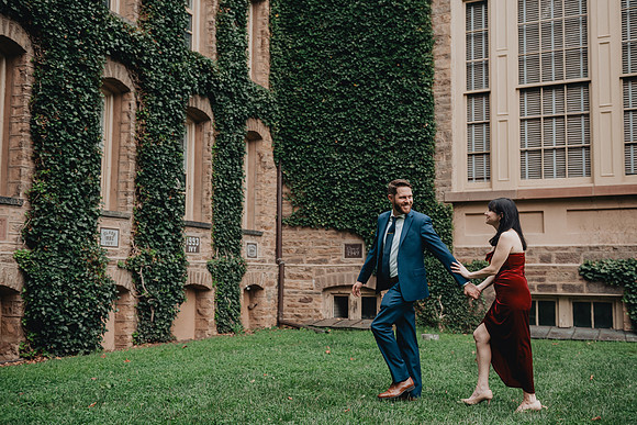 Princeton University engagement session