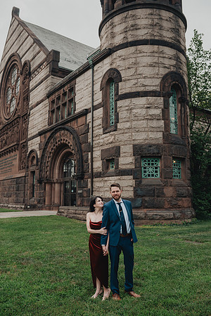 Princeton University engagement session