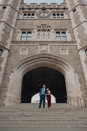Princeton University engagement session