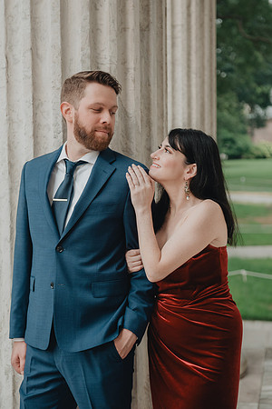 Princeton University engagement session