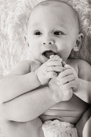 baby Tyler sitting up