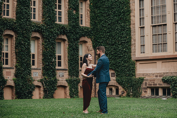 Princeton University engagement session