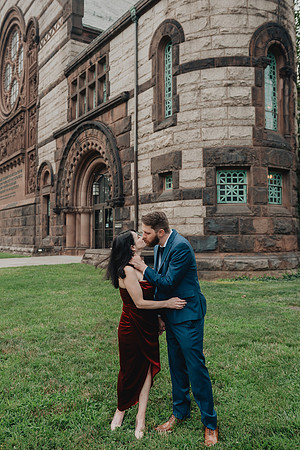 Princeton University engagement session
