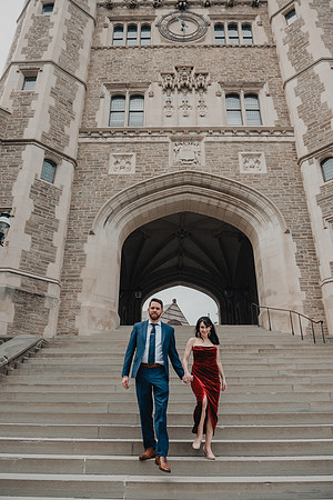 Princeton University engagement session