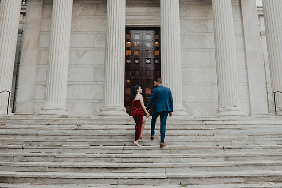 Princeton University engagement session