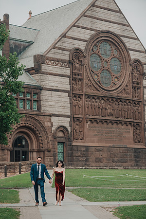 Princeton University engagement session