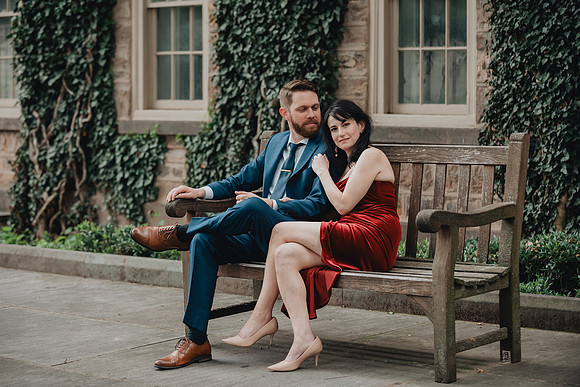 Princeton University engagement session