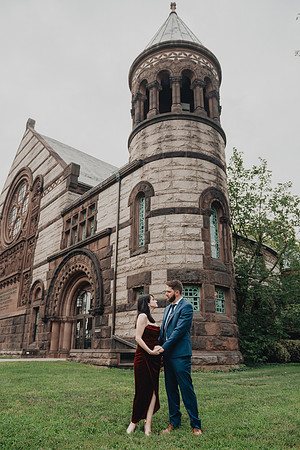 Princeton University engagement session