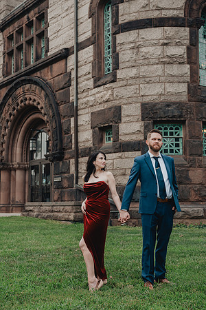 Princeton University engagement session