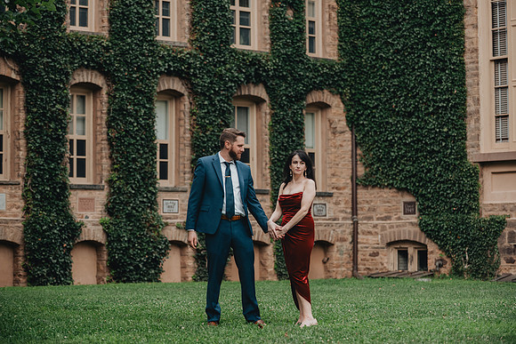 Princeton University engagement session