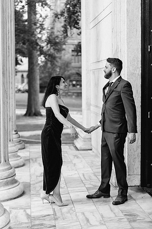 Princeton University engagement session