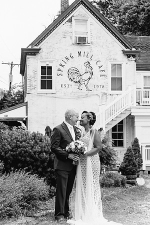 Colleen and Mark at Spring Mill Cafe