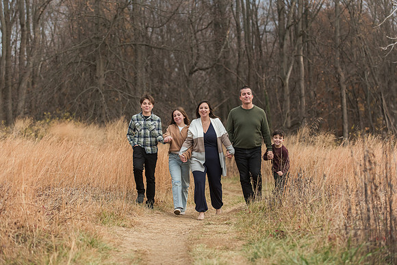 Slaven family 2024 Andorra meadows