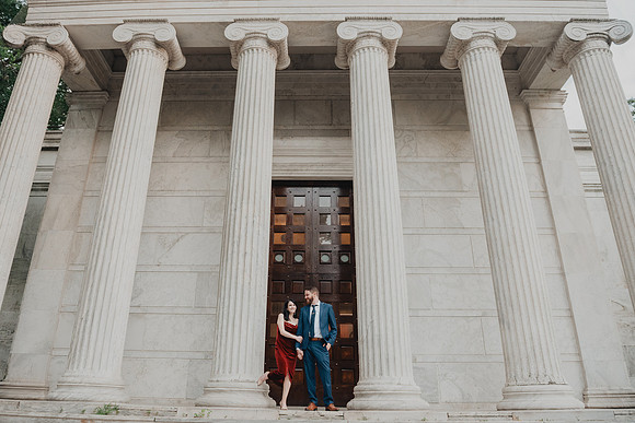 Princeton University engagement session