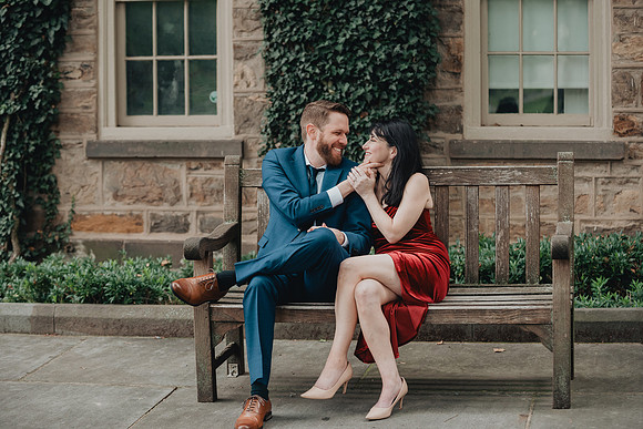 Princeton University engagement session