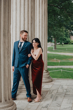 Princeton University engagement session