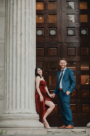 Princeton University engagement session