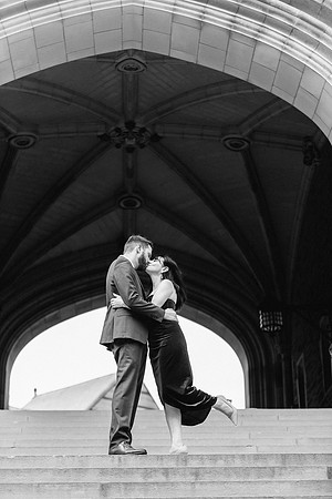 Princeton University engagement session