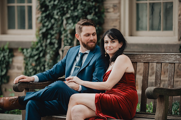 Princeton University engagement session