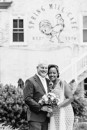 Colleen and Mark at Spring Mill Cafe