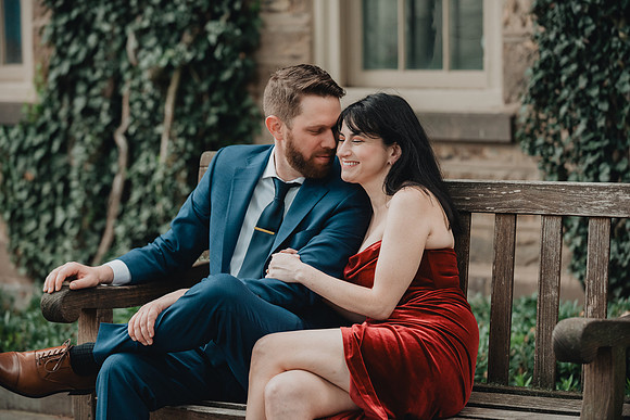 Princeton University engagement session