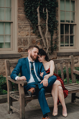 Princeton University engagement session