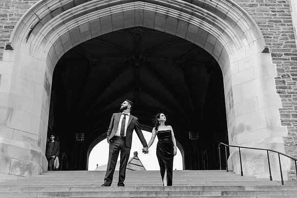 Princeton University engagement session