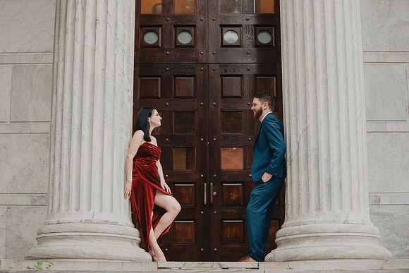 Princeton University engagement session