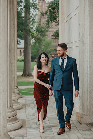Princeton University engagement session