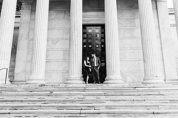 Princeton University engagement session