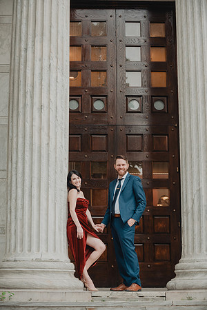 Princeton University engagement session