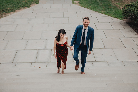 Princeton University engagement session