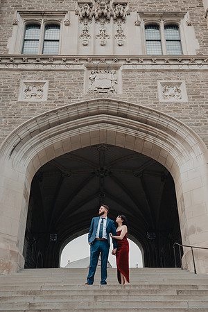 Princeton University engagement session