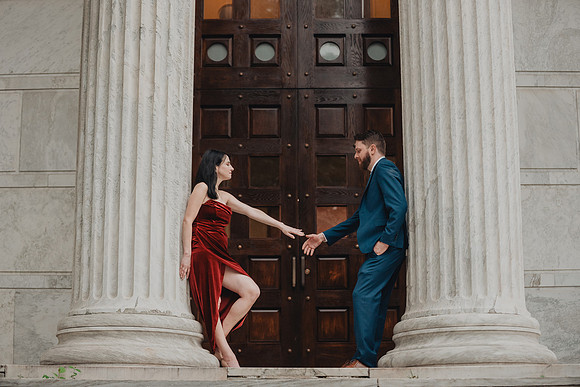 Princeton University engagement session